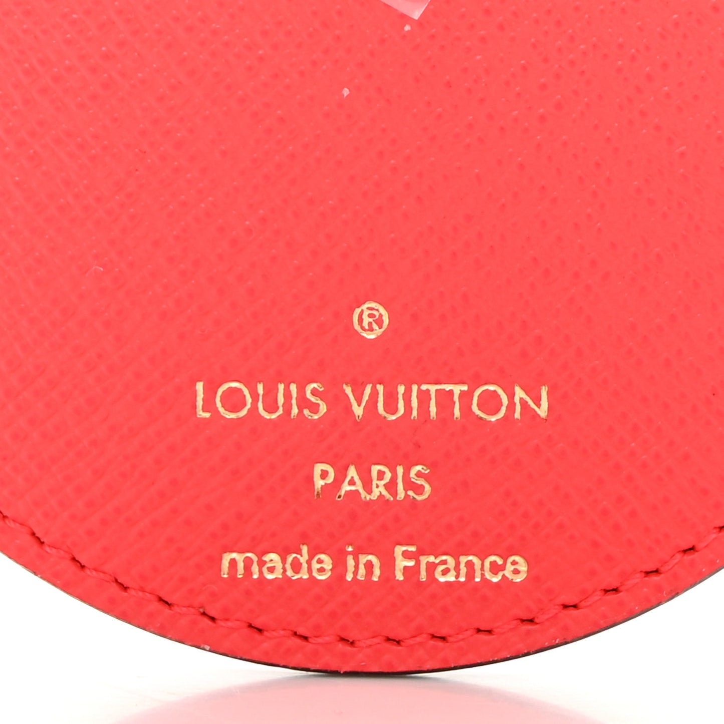 Monogram 2021 Christmas Animation London Bag Charm Key Ring Red