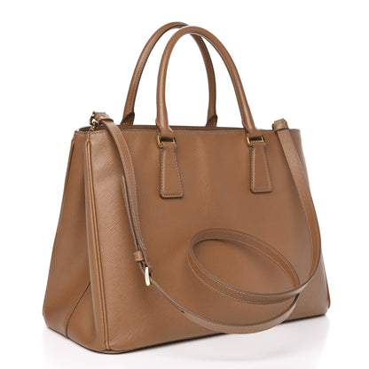 Prada Saffiano Lux Medium Tote Caramel 3 of 12