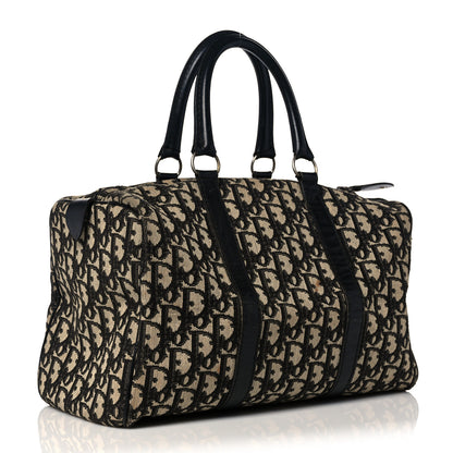 Christian Dior Monogram Boston Black 2 of 23