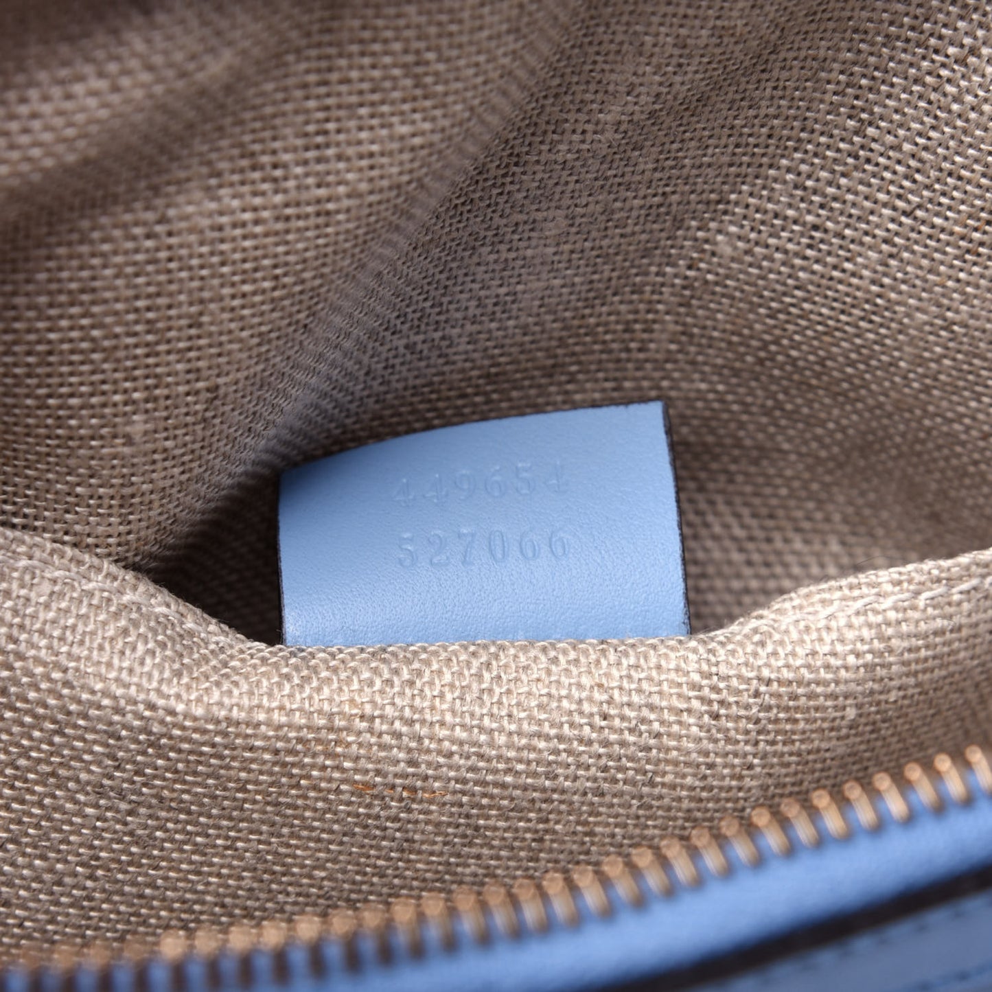 Microguccissima Mini Dome Bag Mineral Blue