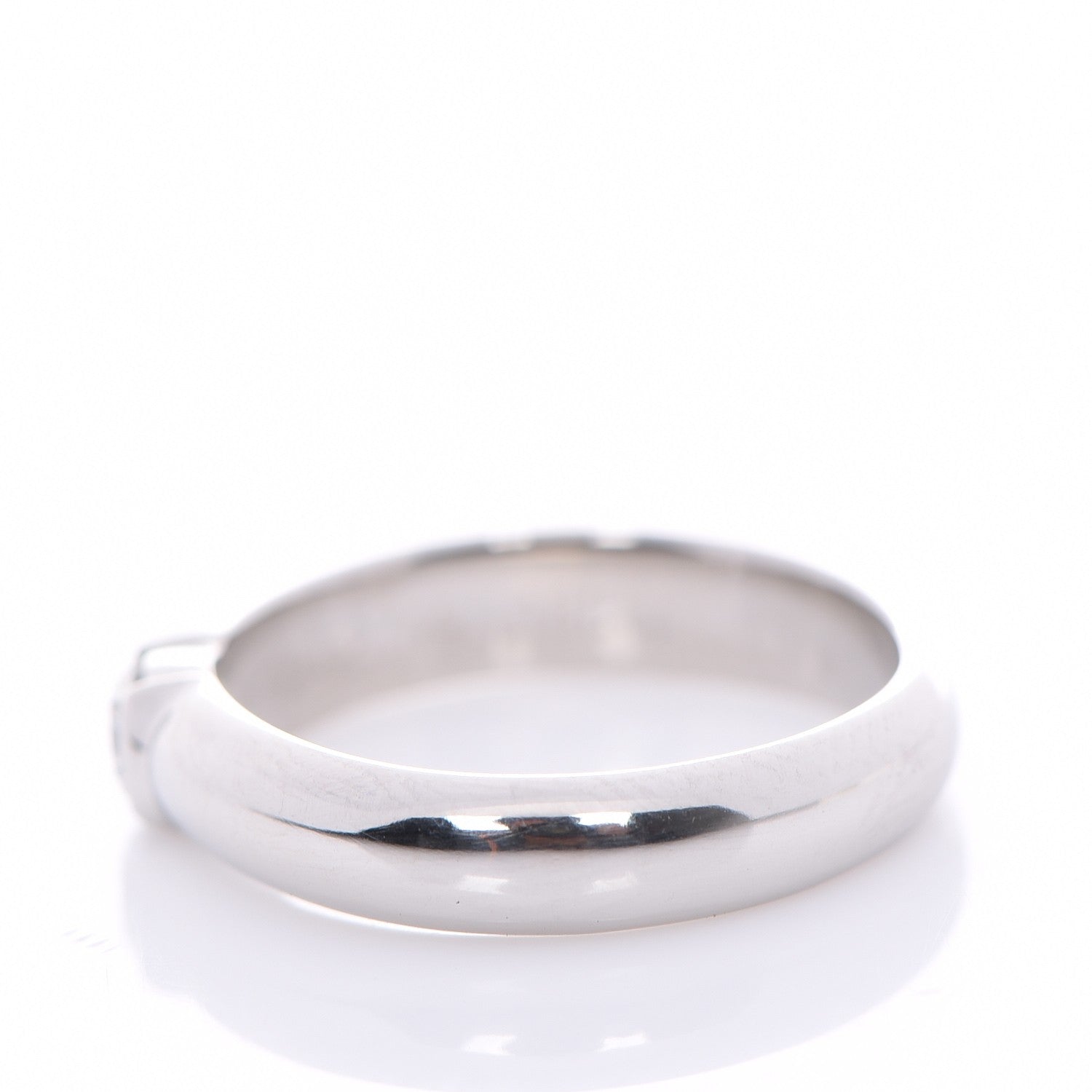 Tiffany Platinum Diamond Etoile Solitaire Ring 4.25 7 of 7