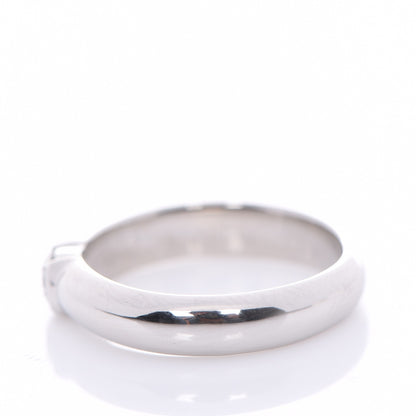 Tiffany Platinum Diamond Etoile Solitaire Ring 4.25 7 of 7