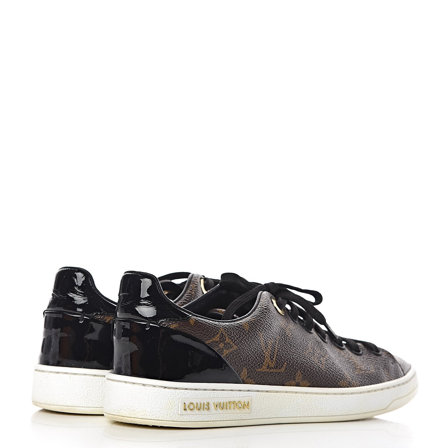 Louis Vuitton Patent Monogram Frontrow Sneakers 35.5 4 of 12