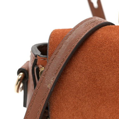 Chloe Suede Calfskin Mini Faye Backpack Tan 11 of 12