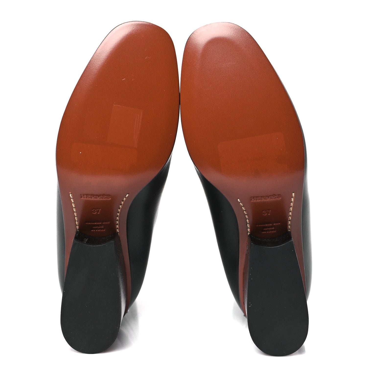 Hermes Calfskin New Jersey Boots 37 Black 5 of 8