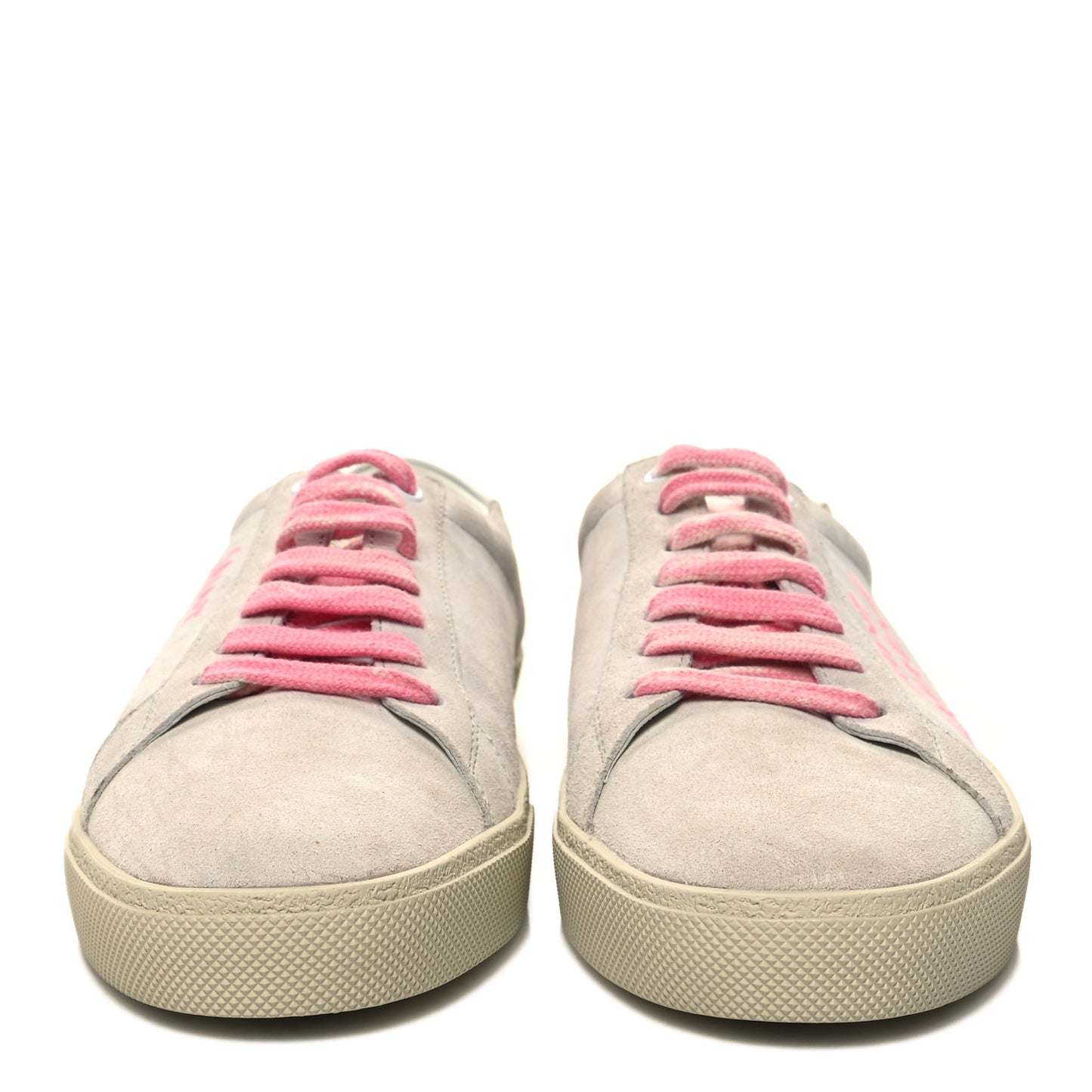 Distressed Suede Womens Court Classic Sneakers 39 White Pink