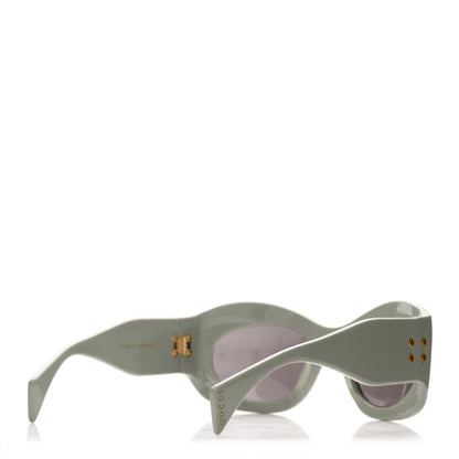 Gucci Acetate Frame Oval Sunglasses GG1463S Light Green 4 of 7