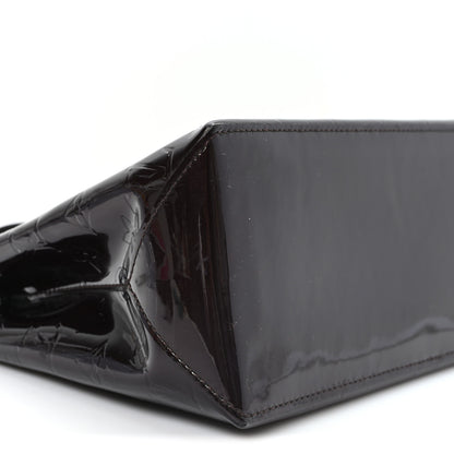 Louis Vuitton Vernis Wilshire PM Amarante 8 of 10