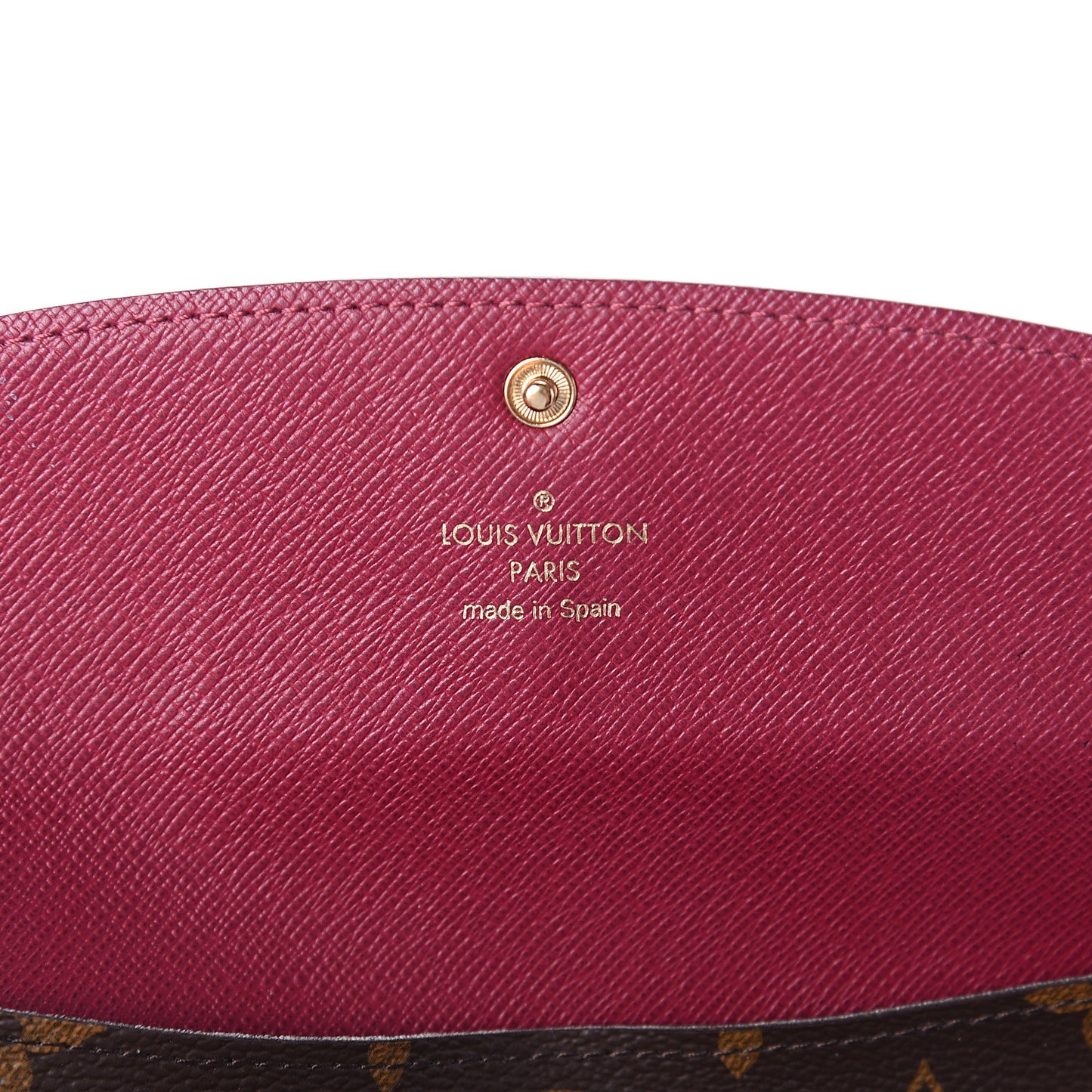 Monogram Emilie Wallet Fuchsia