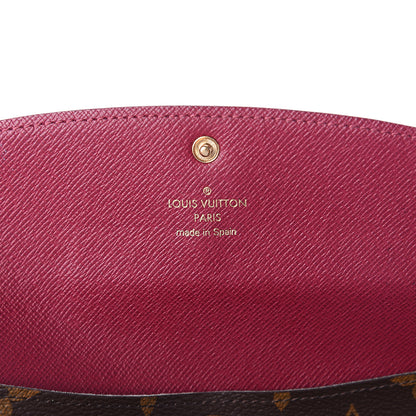 Louis Vuitton Monogram Emilie Wallet Fuchsia 5 of 5