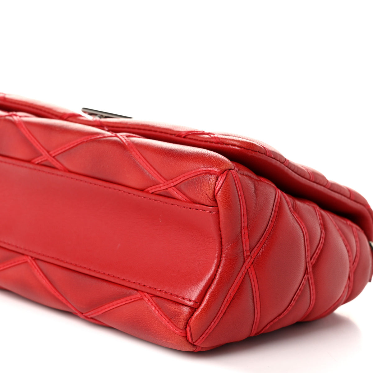 Louis Vuitton Lambskin Malletage GO-14 PM Red 9 of 11