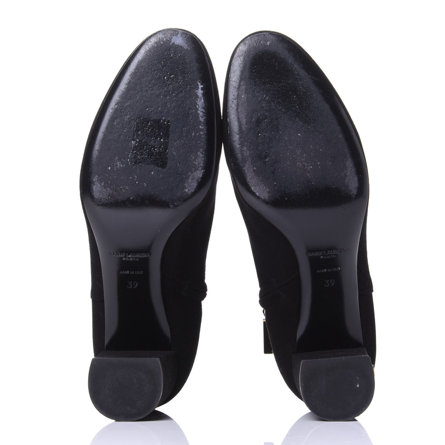 Kid Scamosciato Loulou 70 Ankle Zip Boot 39 Black