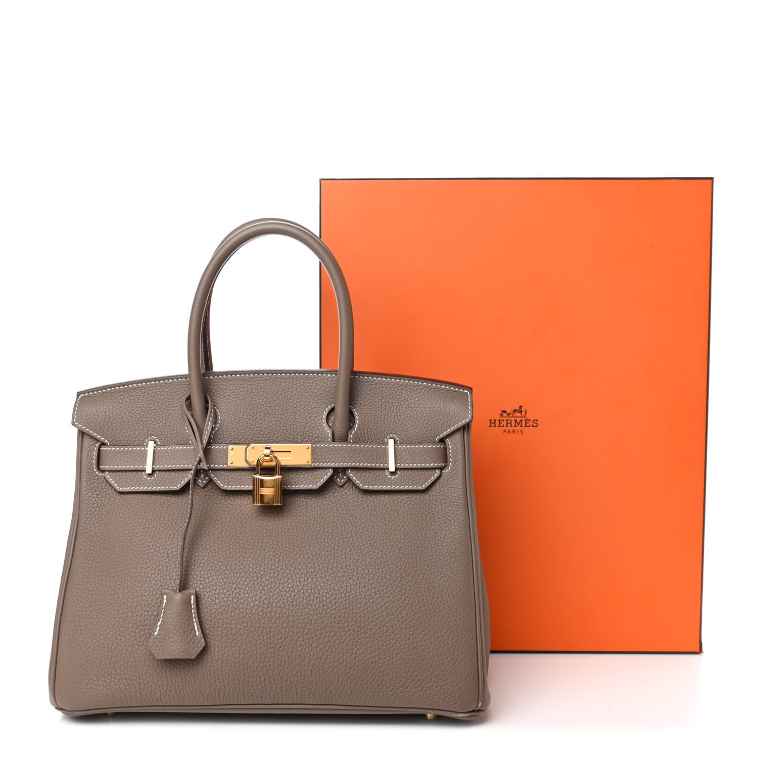 Hermes Togo Birkin 30 Etoupe 14 of 14