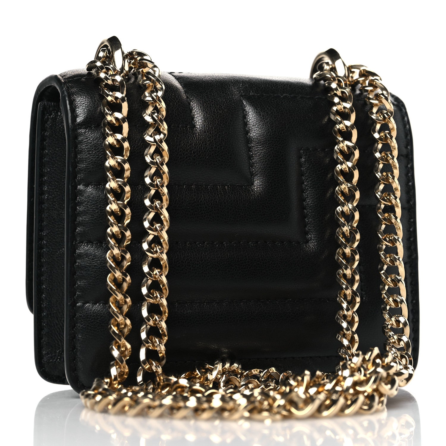 Jimmy Choo Nappa Quilted Varenne Micro Avenue Quad Black 3 of 8