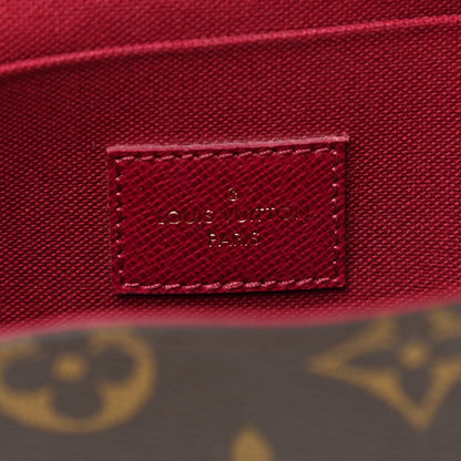 Louis Vuitton Monogram Pochette Felicie Chain Wallet Fuchsia 6 of 8