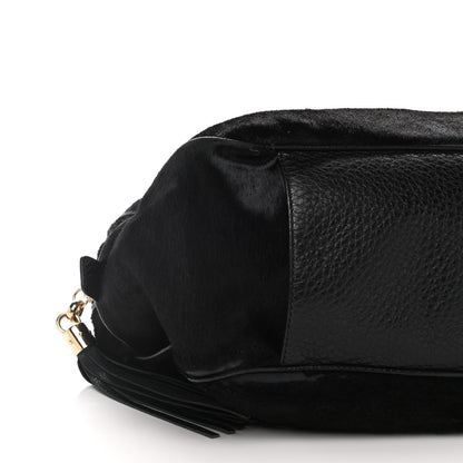Gucci Pony Hair Medium Soho Bowler Black 10 of 14