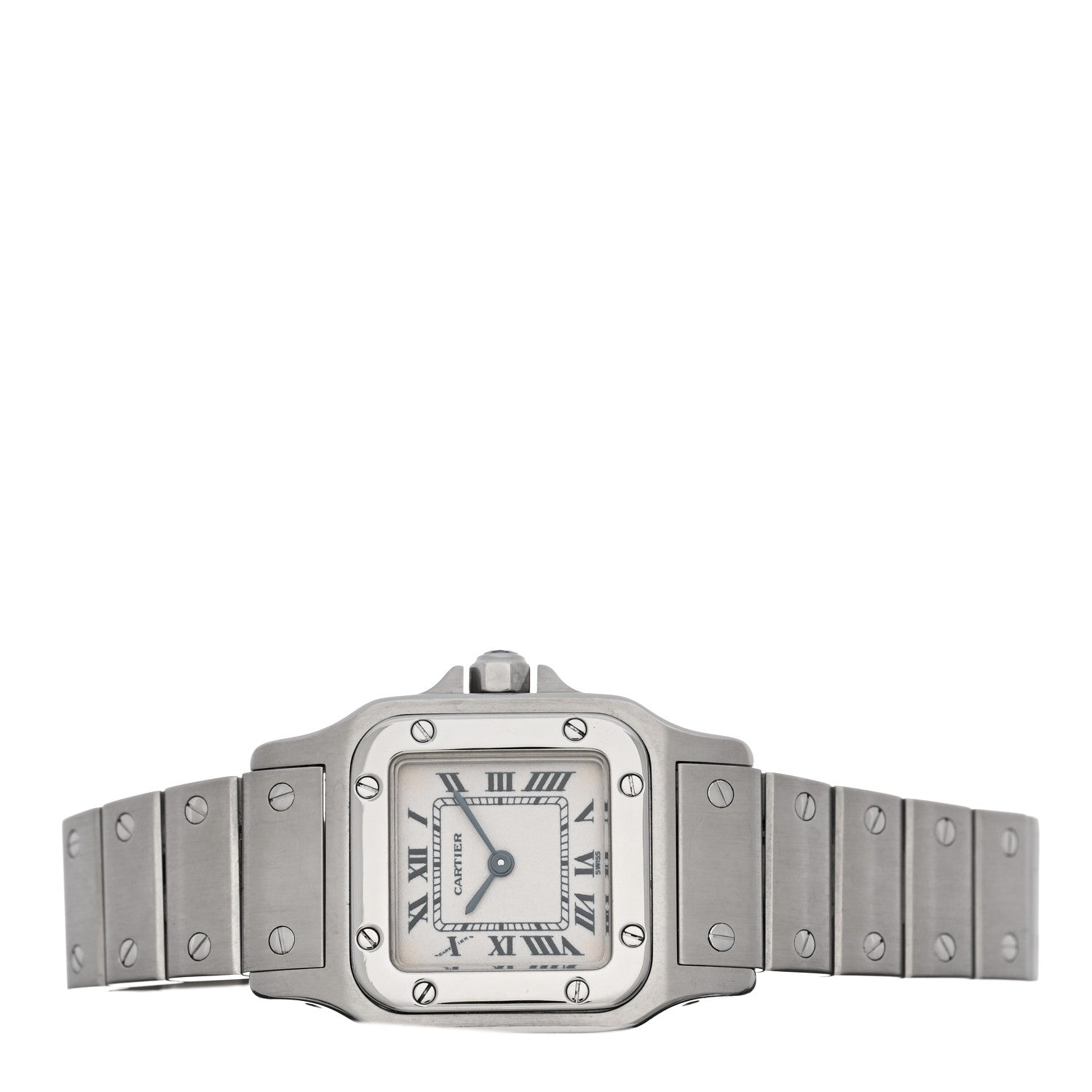 Cartier Stainless Steel 24mm Santos de Cartier Galbee Quartz Watch 2 of 4