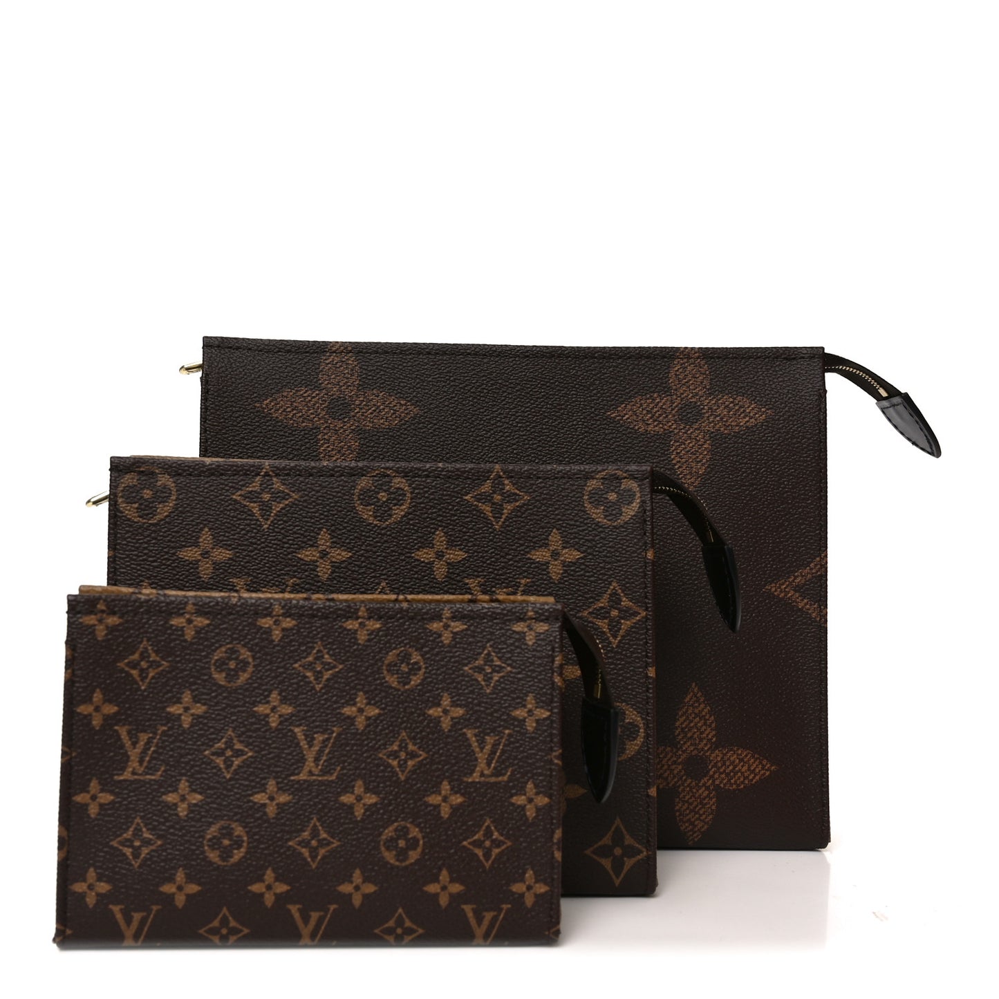 Reverse Monogram Trio Toilet Pouch Set