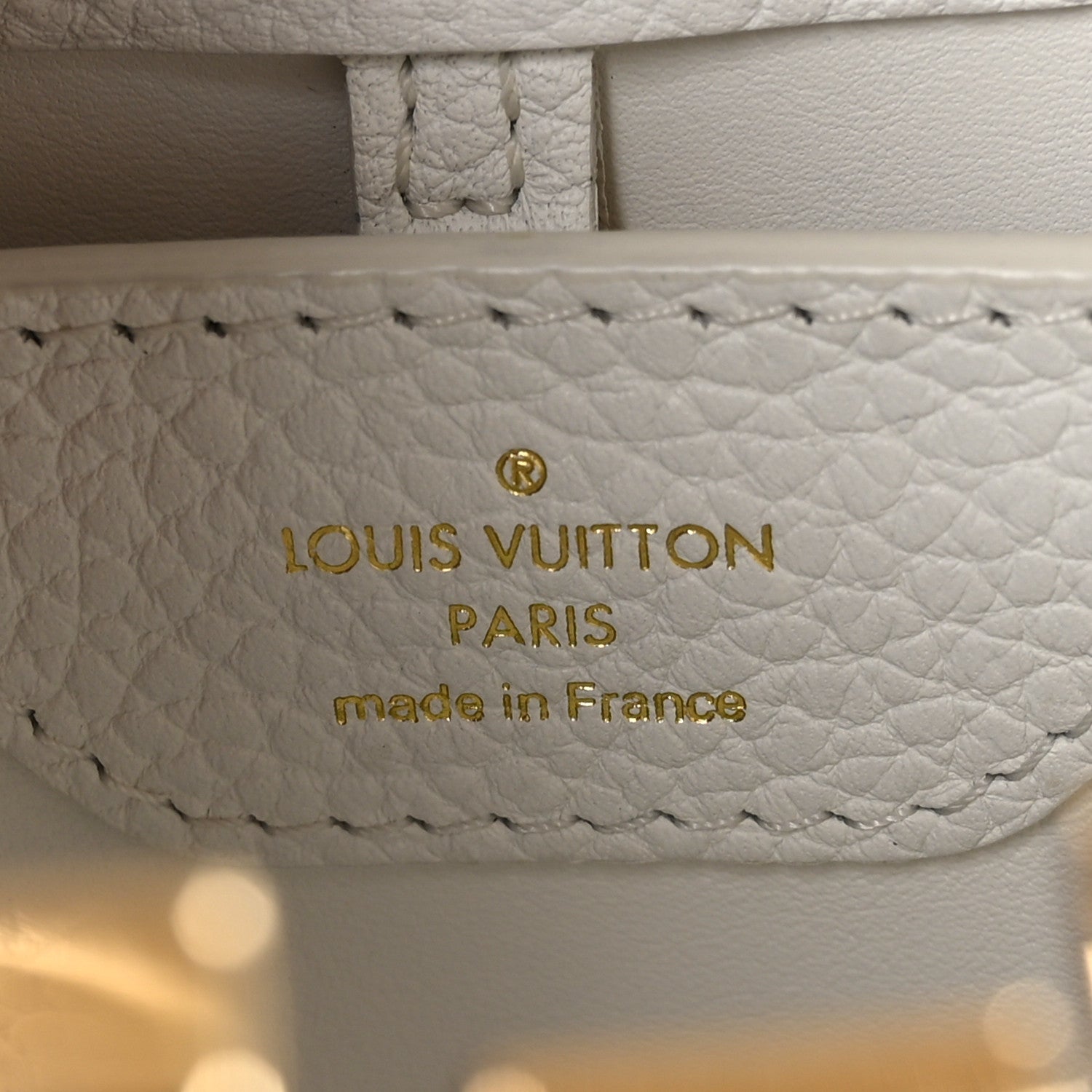 Louis Vuitton Taurillon Embellished Flower Crown Capucines BB Snow 6 of 10