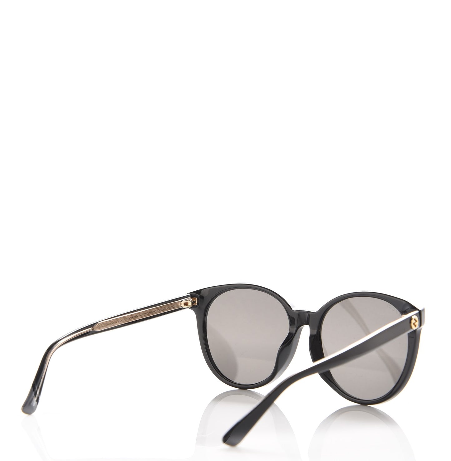 Round GG3833/FS Sunglasses Black