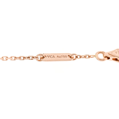 Van Cleef & Arpels 18K Rose Gold Carnelian Sweet Alhambra Bracelet 4 of 5