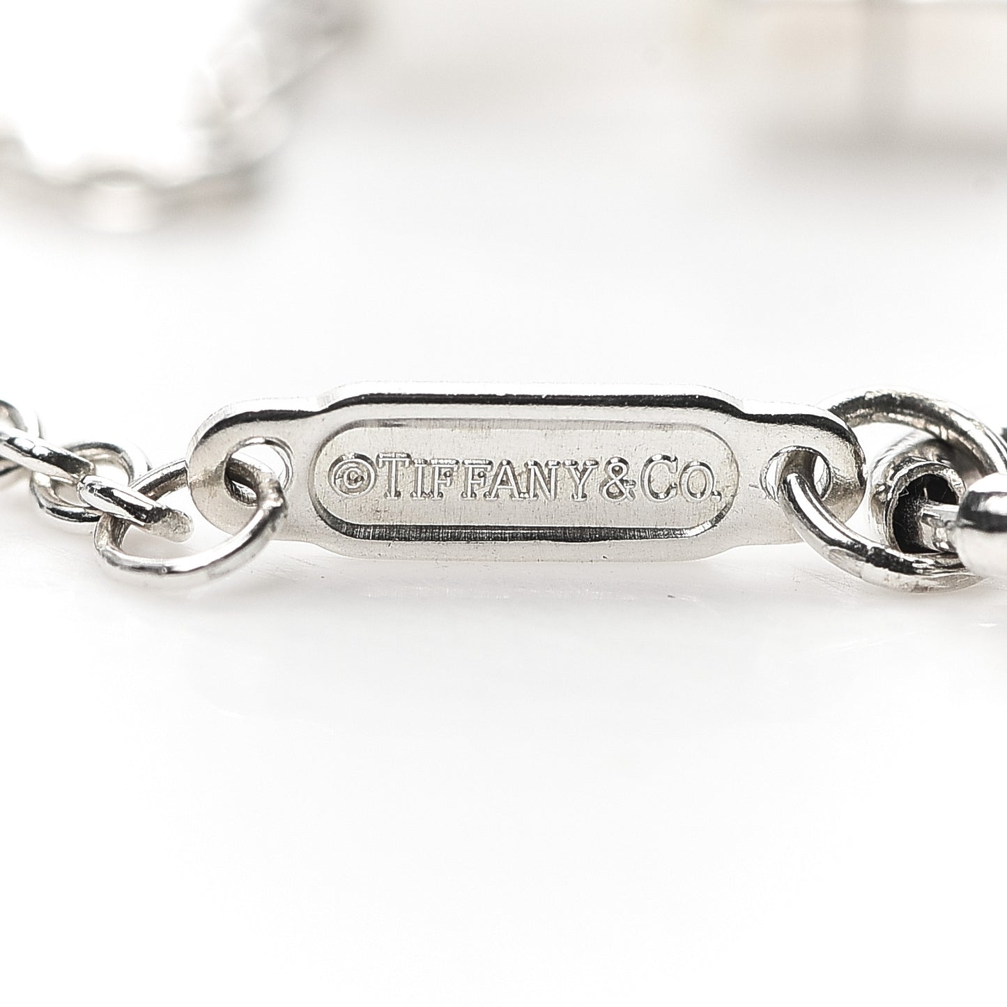 Sterling Silver T Two Single Chain Bracelet