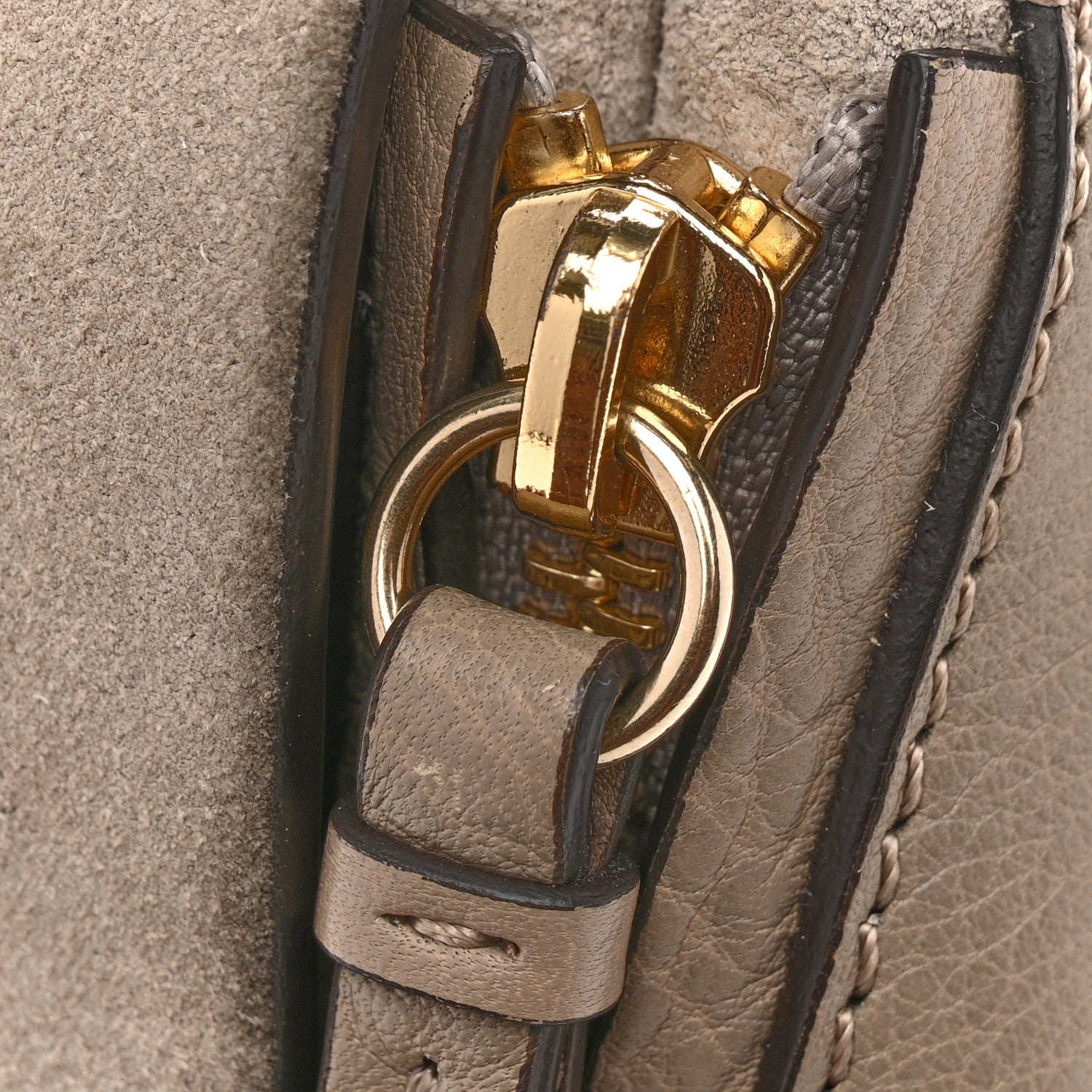 Chloe Suede Calfskin Mini Faye Backpack Motty Grey 13 of 13