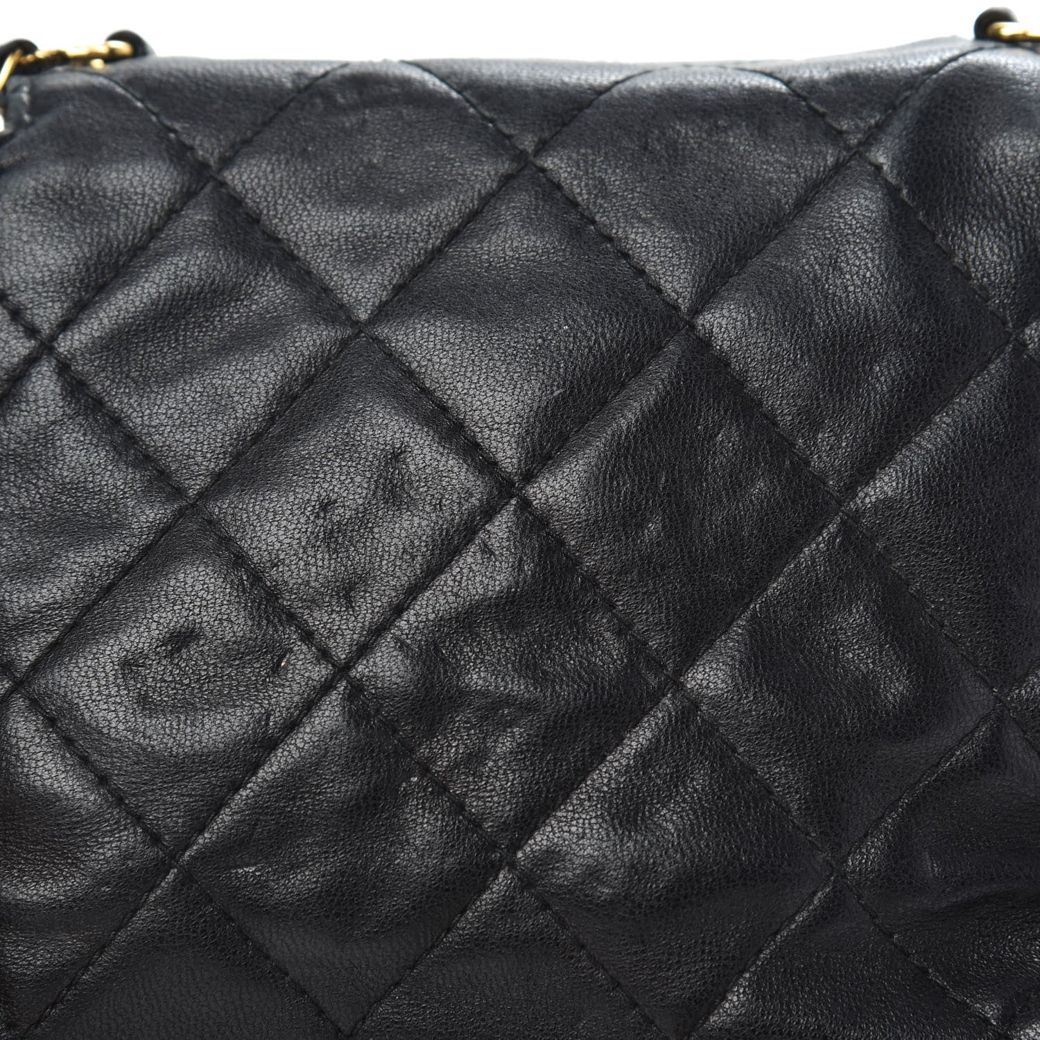 Chanel Lambskin Quilted 4 Chain Mini Flap Black 10 of 13