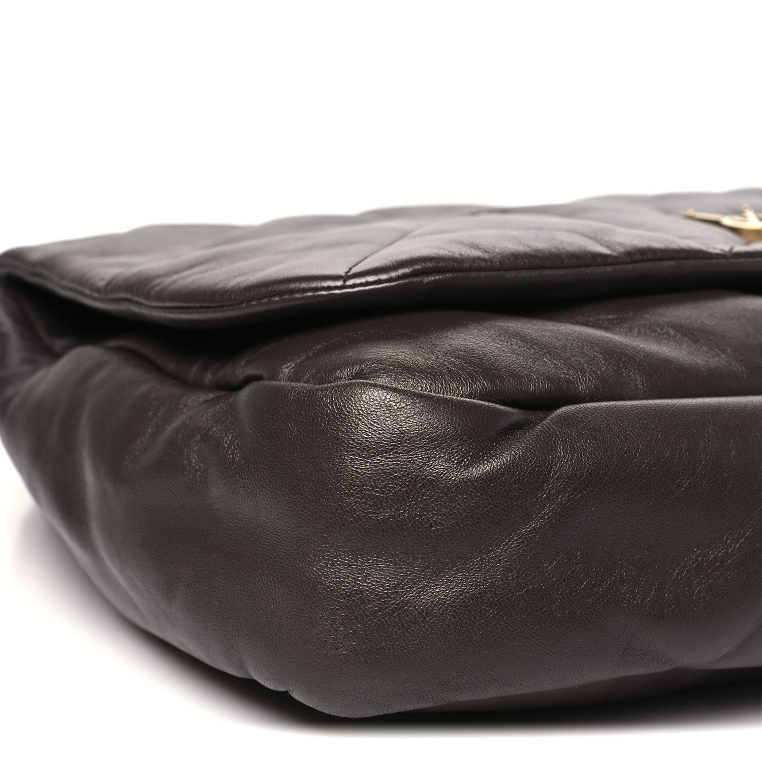 Saint Laurent Lambskin Matelasse Monogram Large Jamie 4.3 Dark Sweet Chocolate 9 of 10
