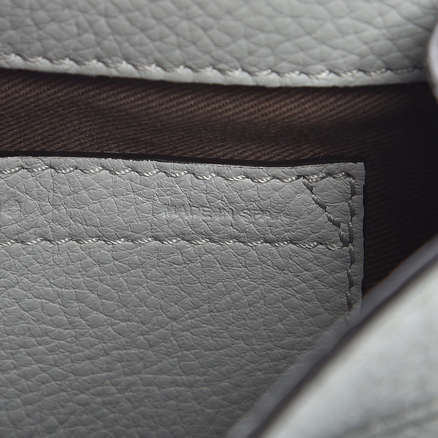 Chloe Calfskin Mini Marcie Round Crossbody Bag Airy Grey 7 of 8