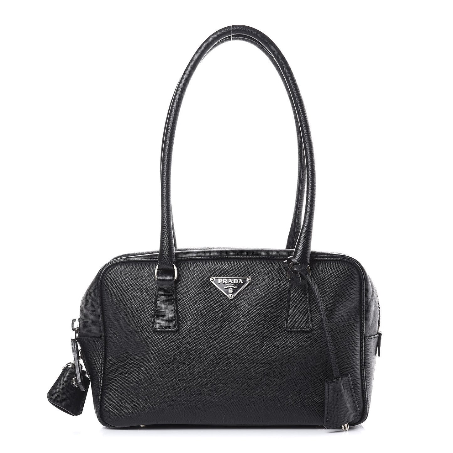 Saffiano Lux Tote Bowler Black