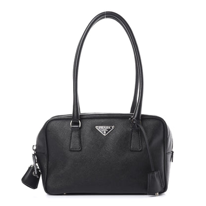 Prada Saffiano Lux Tote Bowler Black 1 of 14