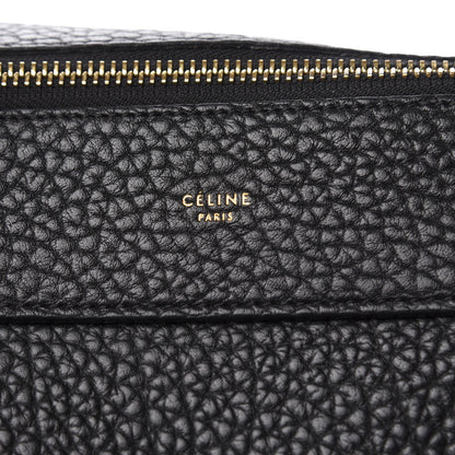 Celine Bullhide Calfskin Medium Ring Bag Black 10 of 11