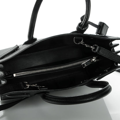 Saint Laurent Grained Calfskin Baby Sac De Jour Black 5 of 7