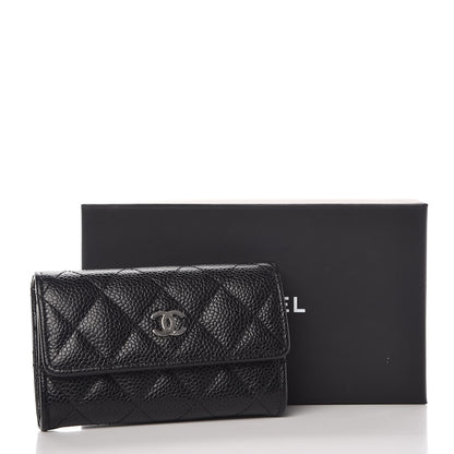 Chanel Caviar Quilted Flap Card Holder Black 9 of 9