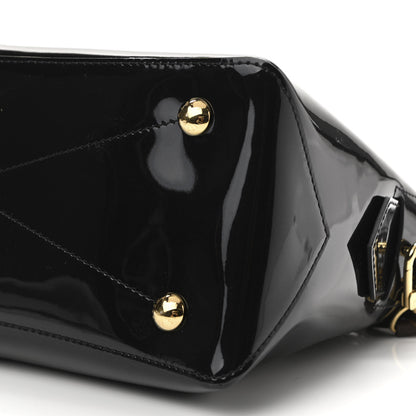 Louis Vuitton Patent Calfskin Miroir Tote Black 10 of 11