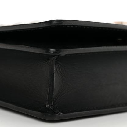 Off-White OFF WHITE Calfskin Diagonal Quilted Jitney 0.5 Crossbody Bag Black 9 of 11