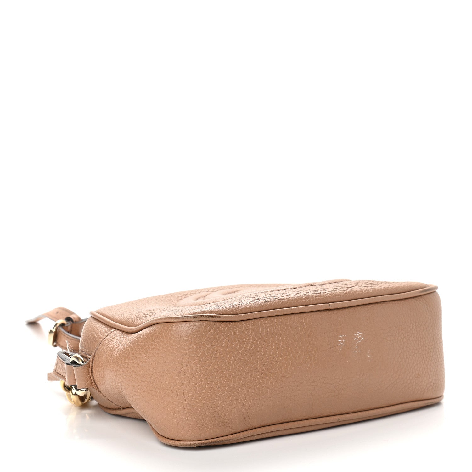 Gucci Pebbled Calfskin Small Soho Disco Bag Camelia 4 of 12