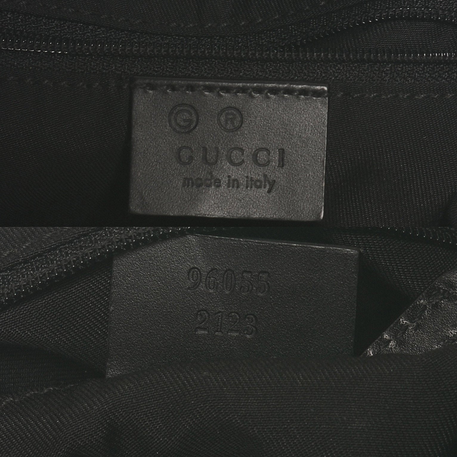 Gucci Nylon Monogram Hobo Black 6 of 7