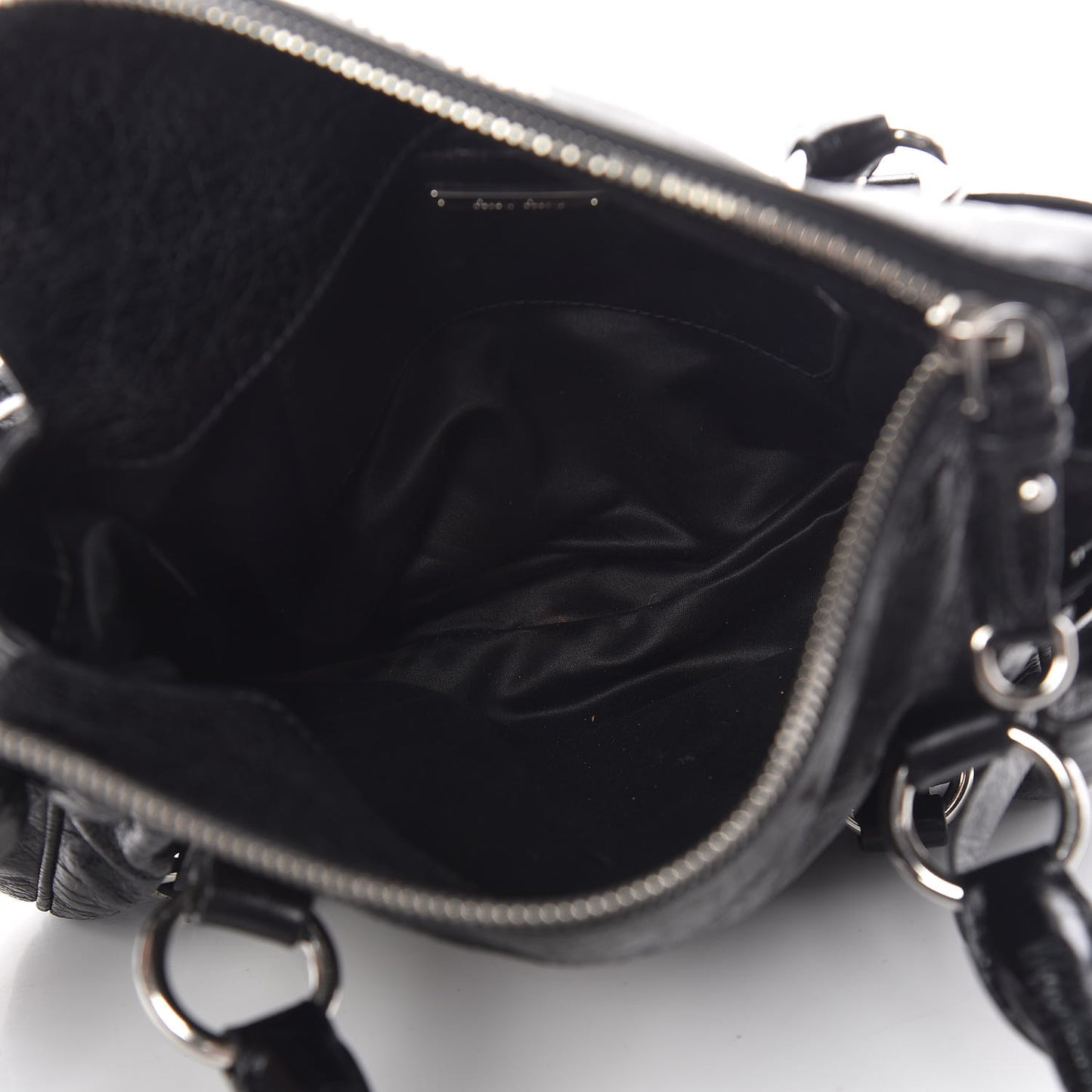 Vitello Lux Mini Bow Bag Black