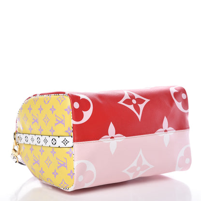 Louis Vuitton Monogram Giant Speedy Bandouliere 30 Rouge 5 of 11