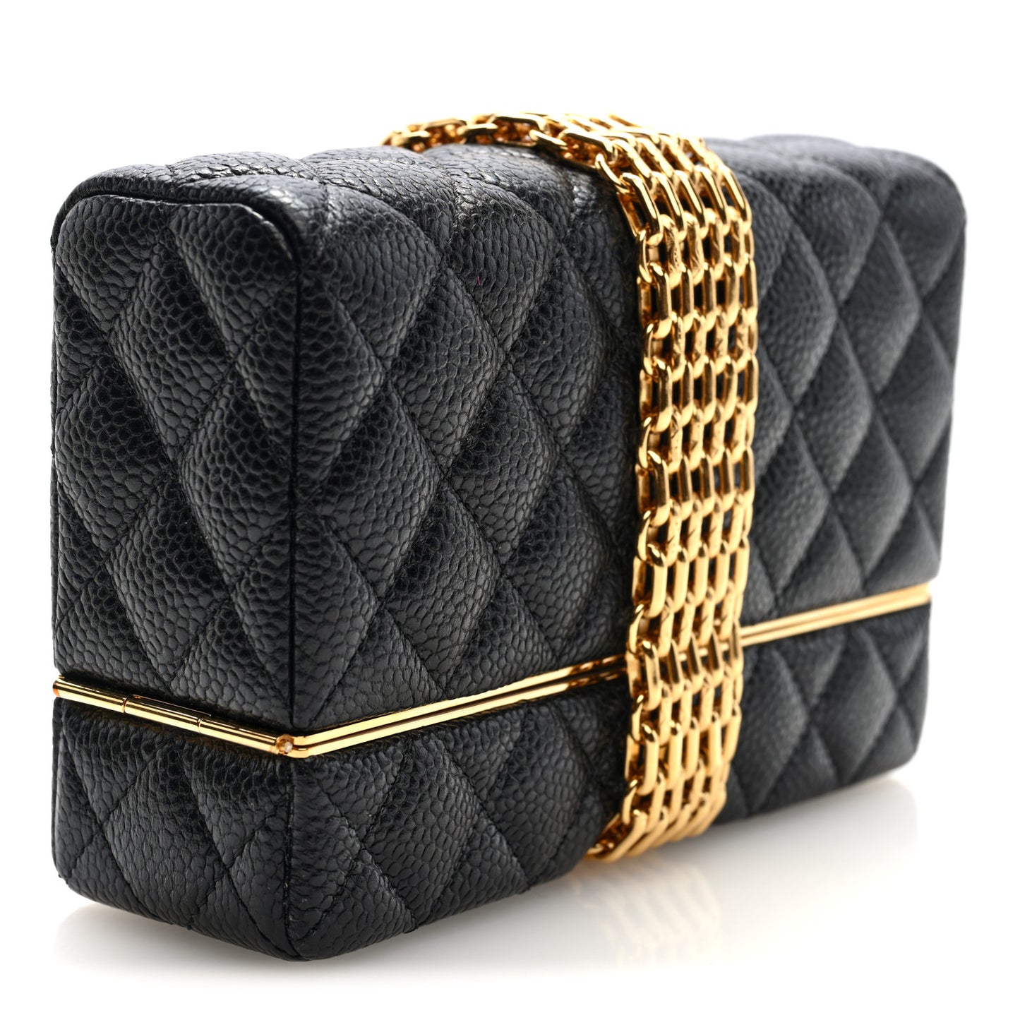 Caviar Quilted Reissue Lipstick Case Black