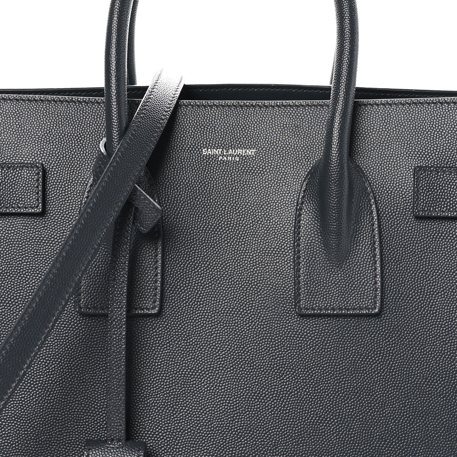 Saint Laurent Grain De Poudre Small Sac De Jour Dark Smog 7 of 9
