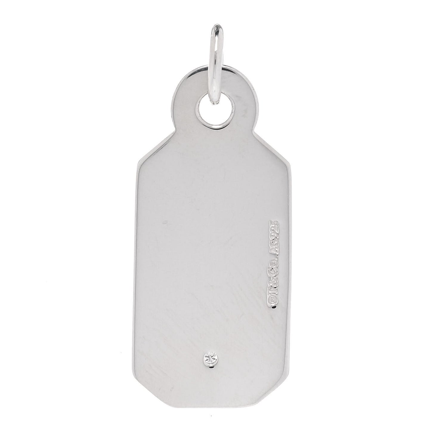 Sterling Silver Diamond Price Tag Charm