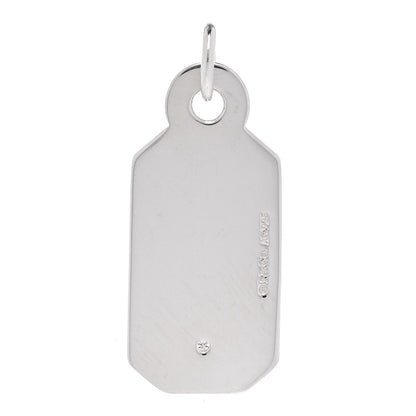 Tiffany Sterling Silver Diamond Price Tag Charm 3 of 4