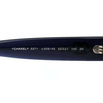 Chanel Acetate Butterfly Sunglasses 5371 Blue 6 of 8