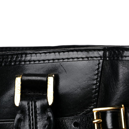 Burberry Lambskin Bridle Calfskin Medium Landscape Lynher Tote Black 15 of 18