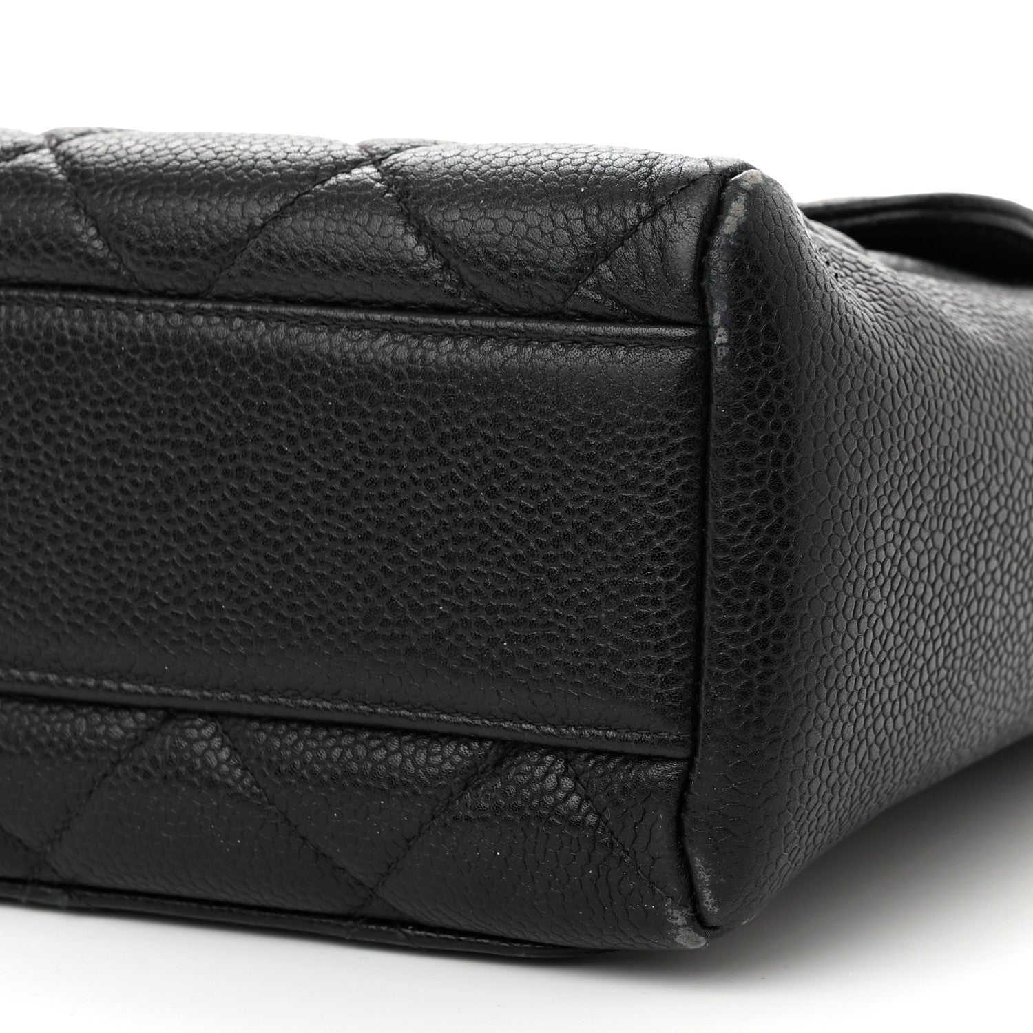 Chanel Caviar Quilted Medium Single Flap Black 10 of 20