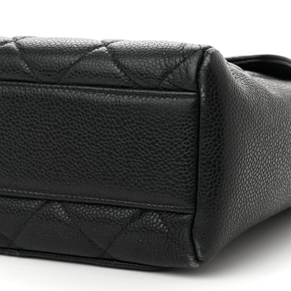 Chanel Caviar Quilted Medium Single Flap Black 10 of 20