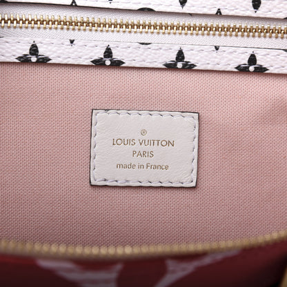 Louis Vuitton Monogram Giant Speedy Bandouliere 30 Rouge 8 of 9